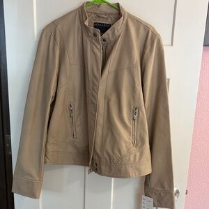 Bernardo Women's Beige Moto Jacket
